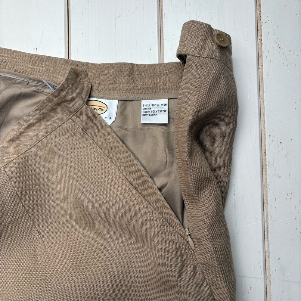 High Rise Irish Linen Pants - Picture 6 of 11